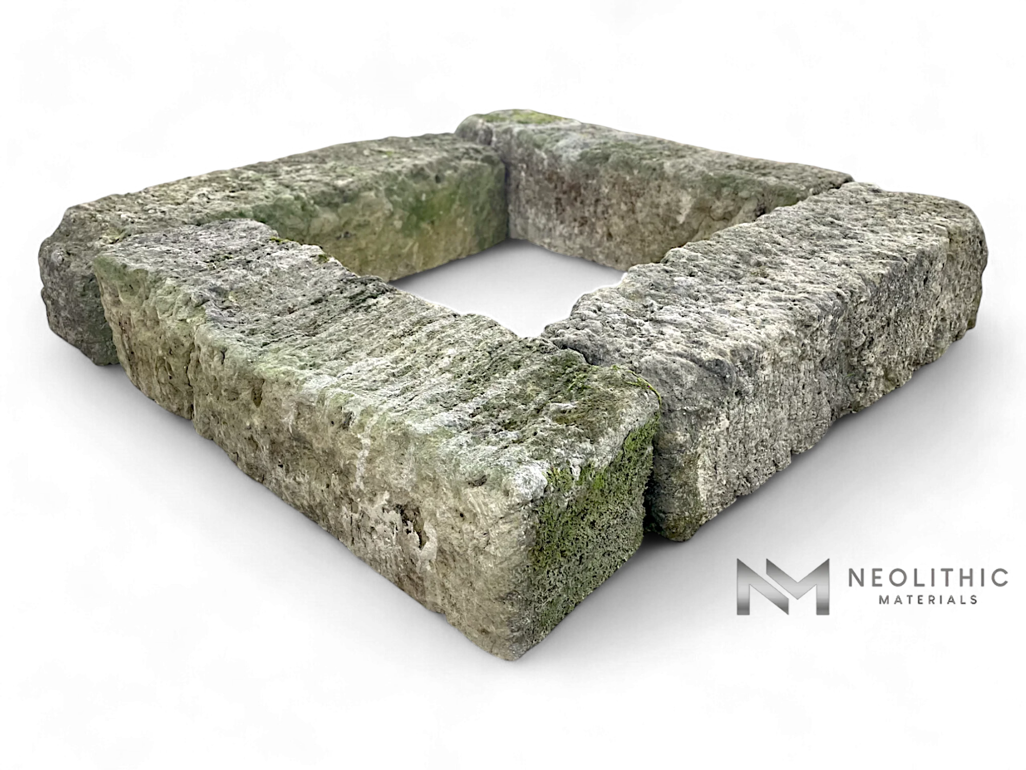 French Limestone Fire Pit - Image 1
